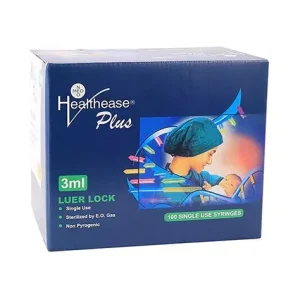 Luer Lock - 3 part Latex Free Syringe